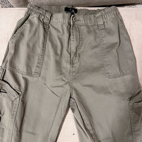 Green Cargo Pants - Picture 2 of 3